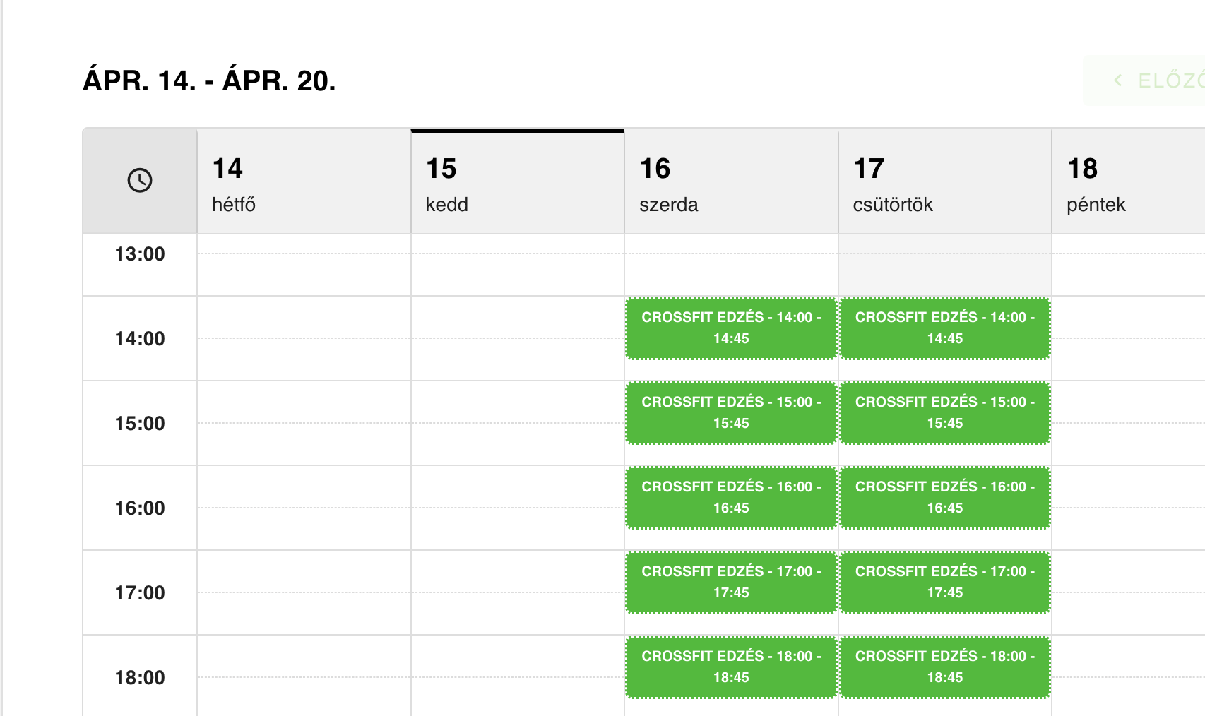 Egyszerű foglalás, bármikor!
